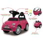 Preview: Jamara Rutscher Fiat 500 pink