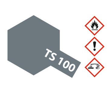 Tamiya TS-100 Gunmetall hell seidenmatt 100ml