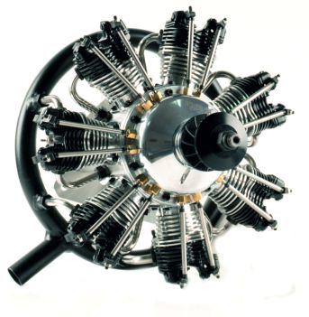 UMS Sternmotor 7 Zylinder 35cc Glühzünder