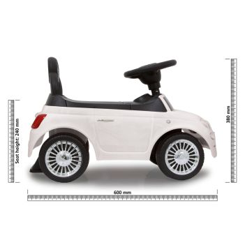 Jamara Rutscher Fiat 500 weiss