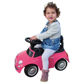 Jamara Rutscher Fiat 500 pink