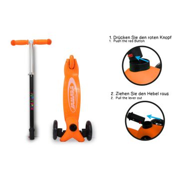 Jamara KickLight Scooter orange