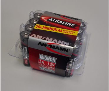 1,5V Alkaline Mignon AA Batt.-Box (20)