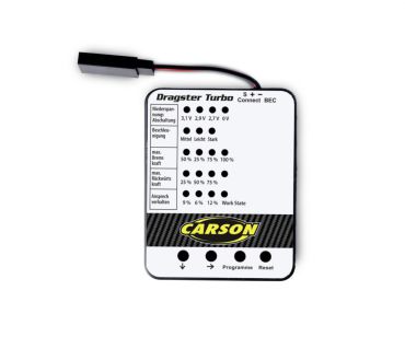 Carson 1:10 BL Set Dragster Turbo Program Card