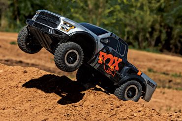 TRAXXAS Ford F-150 Raptor FOX 1/10 2WD Pickup-Truck RTR Brushed inkl. Akku und USB-C-Lader (Clipless)