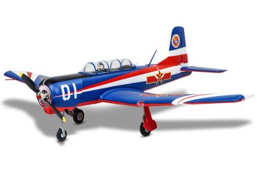 FMS Nanchang CJ-6 V2 PLAAF-Team PNP - 120 cm - inkl. Reflex Gyro