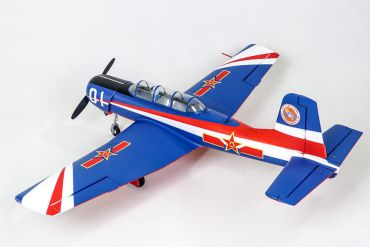 FMS Nanchang CJ-6 V2 PLAAF-Team PNP - 120 cm - inkl. Reflex Gyro