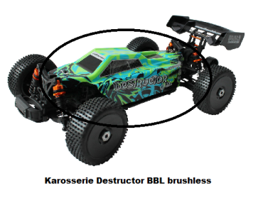 Df Models 7503 Karosserie Destructor BBL brushed