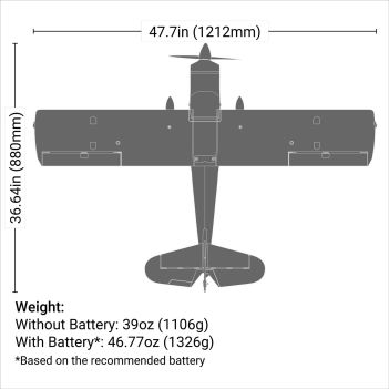 EFlite Decathlon RJG 1.2m PNP