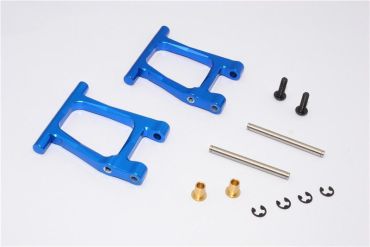 ALUMINIUM QUERLENKER UNTEN HINTEN BLAU GPM TAMIYA TT01