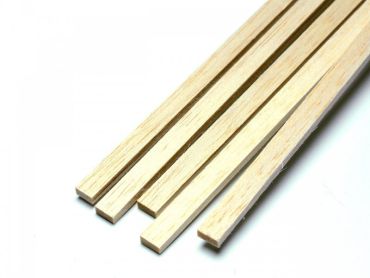 Balsa-Leiste 5.0 x 5.0 x 1000 mm (VE=10St.)