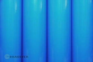 Bügelfolie Oracover fluoresz. blau (2 Meter)