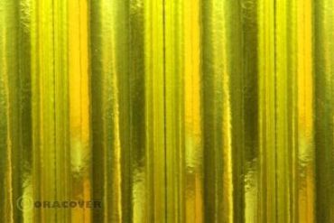 Bügelfolie Oralight light chrom gelb (2 Meter)