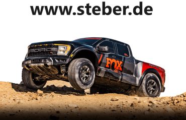 TRAXXAS Ford Raptor-R 4x4 VXL schwarz FOX 1/10 Pro RTR Brushless, ohne Akku/Ladegerät - Special-Edition