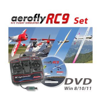 Ikarus Set: aeroflyRC9 mit USB-FlightController