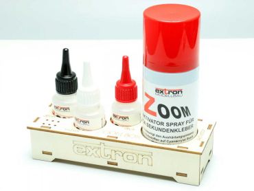 Extron Zoom Box Klebstoff Sortiment