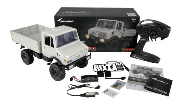 Amewi Mercedes-Benz Unimog Basic 4WD 1:12 RTR hellgrau