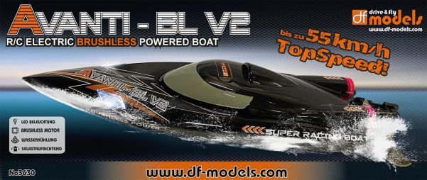 DF-Models 3630 AVANTI BL V2 Boot brushless - RTR