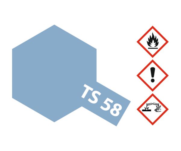 Tamiya TS-58 Hellblau Perleffekt glänzend 100ml