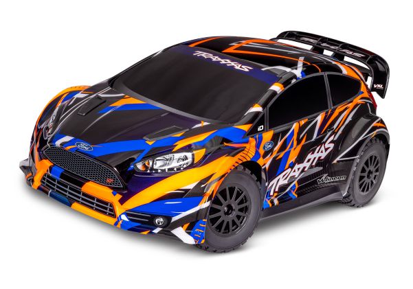 TRAXXAS Ford Fiesta ST orange 1/10 Rally VXL RTR Brushless, ohne Akku und Ladegerät