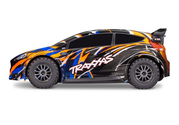 TRAXXAS Ford Fiesta ST orange 1/10 Rally VXL RTR Brushless, ohne Akku und Ladegerät