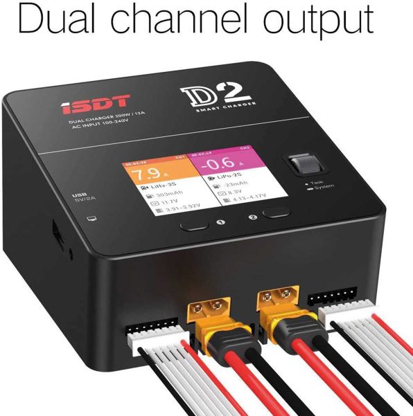 ISDT ISDT D2 Mark 2 Dual 200W 12A AC/DC Ladegerät