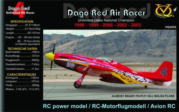 VQ Models P51 Dago Red 1460mm