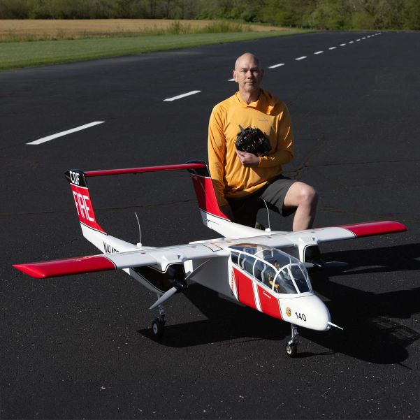 HANGAR 9 OV-10 Bronco 20cc ARF, 84” with Landing Gear Set