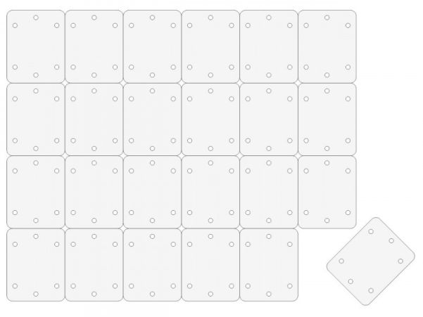 Extron Patentscharnier 25 x 20mm (VE=120St.)