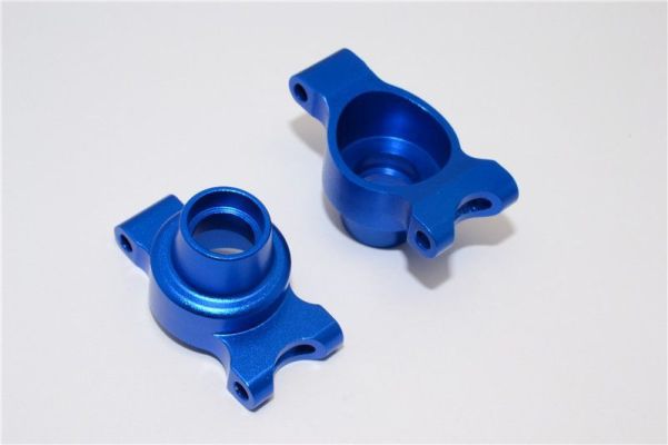 ALUMINIUM RADTRÄGER HINTEN BLAU GPM TAMIYA TT01