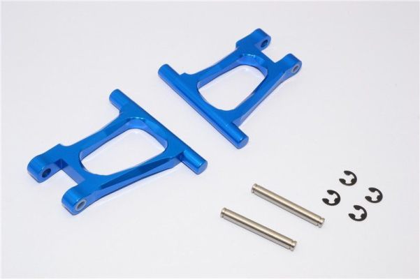 ALUMINIUM QUERLENKER OBEN HINTEN BLAU GPM TAMIYA TT01