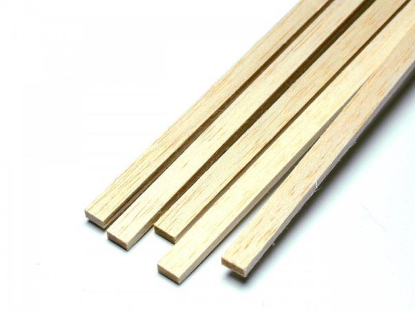 Balsa-Leiste 3.0 x 3.0 x 1000 mm (VE=10St.)