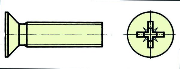 Nylonschr. SK mit Kreuzsch M 4X10 (VE=10St.)