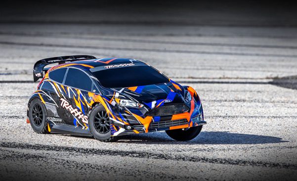 TRAXXAS Ford Fiesta ST orange 1/10 Rally VXL RTR Brushless, ohne Akku und Ladegerät